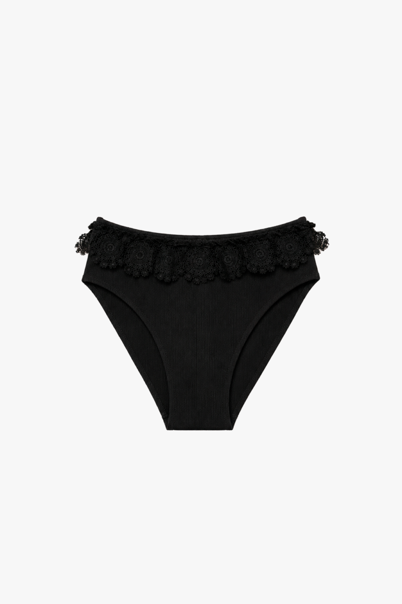 Calcinha Bikini ibiza Renda Hot Pants - Noite, S