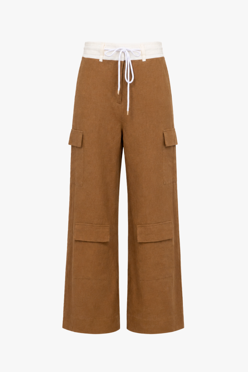 Calça Mazarrona Bicolor - Terra, XS