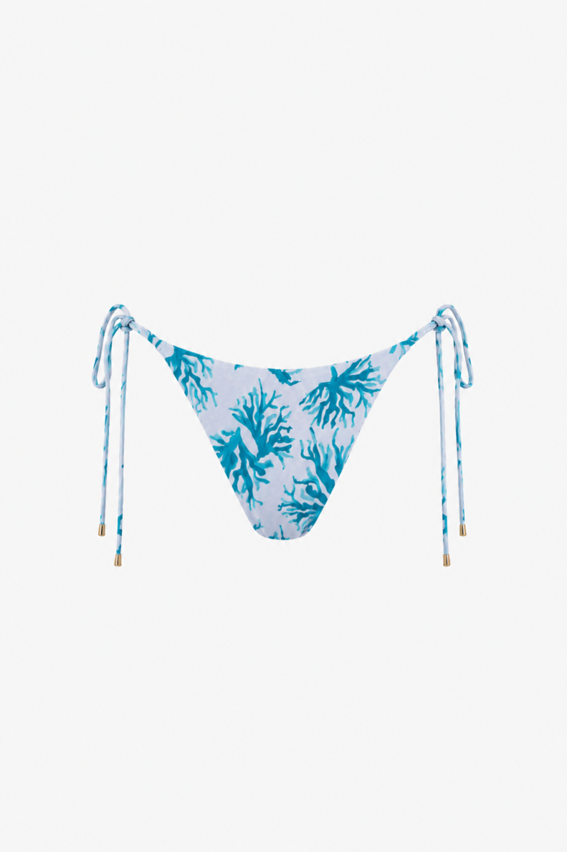 Calcinha Bikini Lunamar Terre Lacinho - Estampa Azul, S