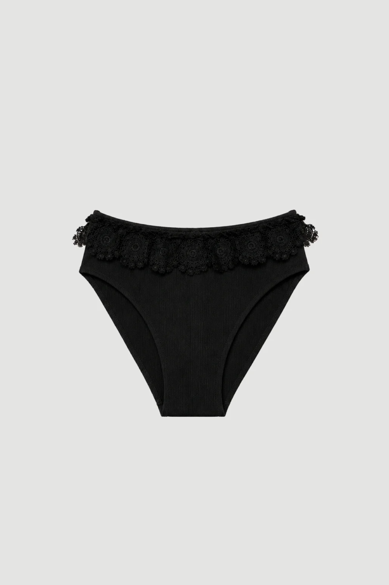 Ibiza Bikini  With Lace Hot Pants - Noite