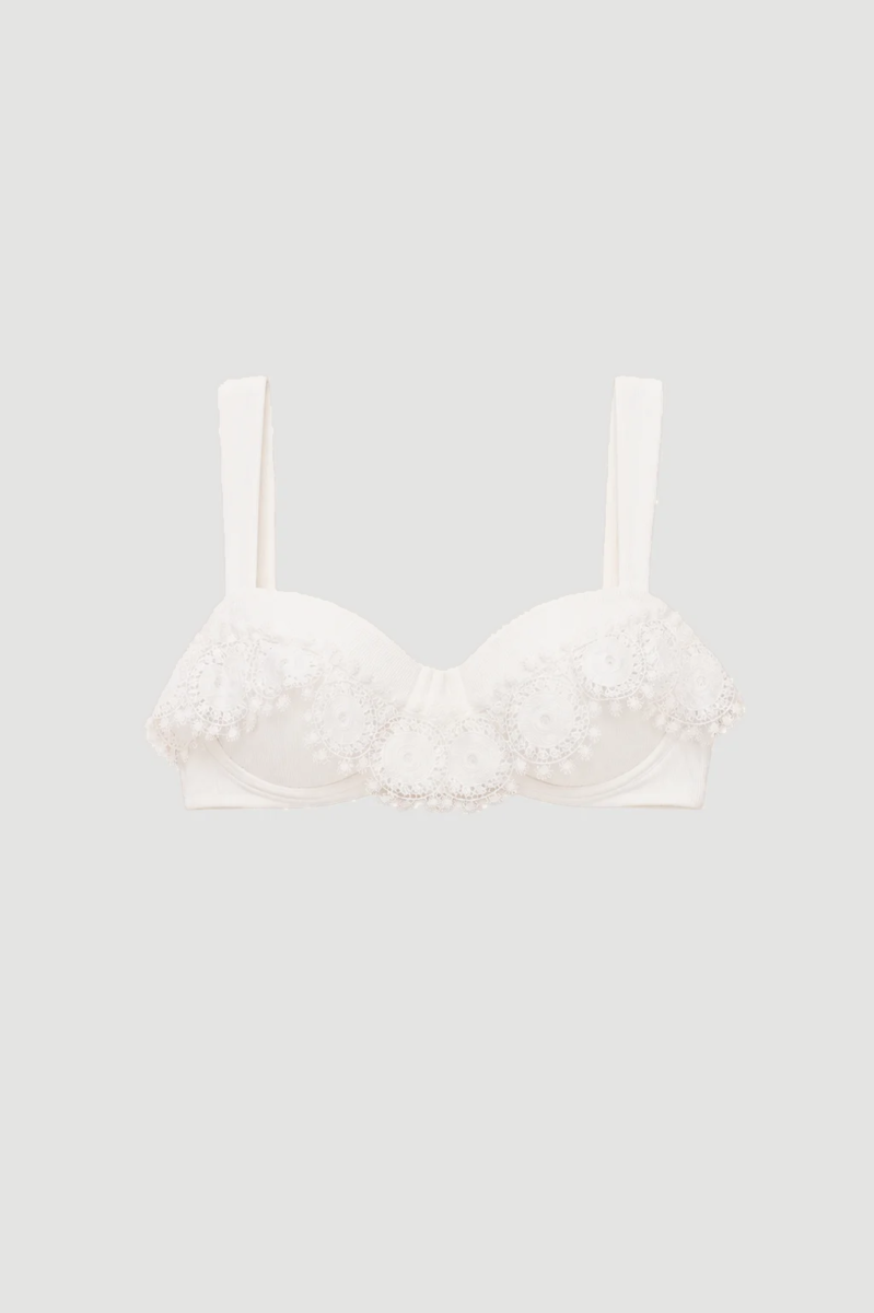 Ibiza Lace Half-Cup Bikini Top